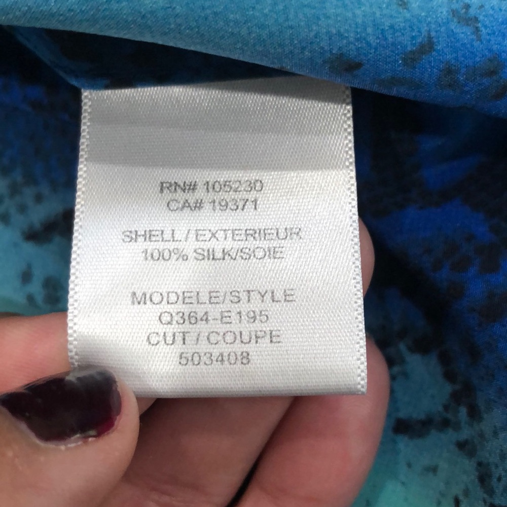 Equipment silk blouse size s - Picture 4 of 5